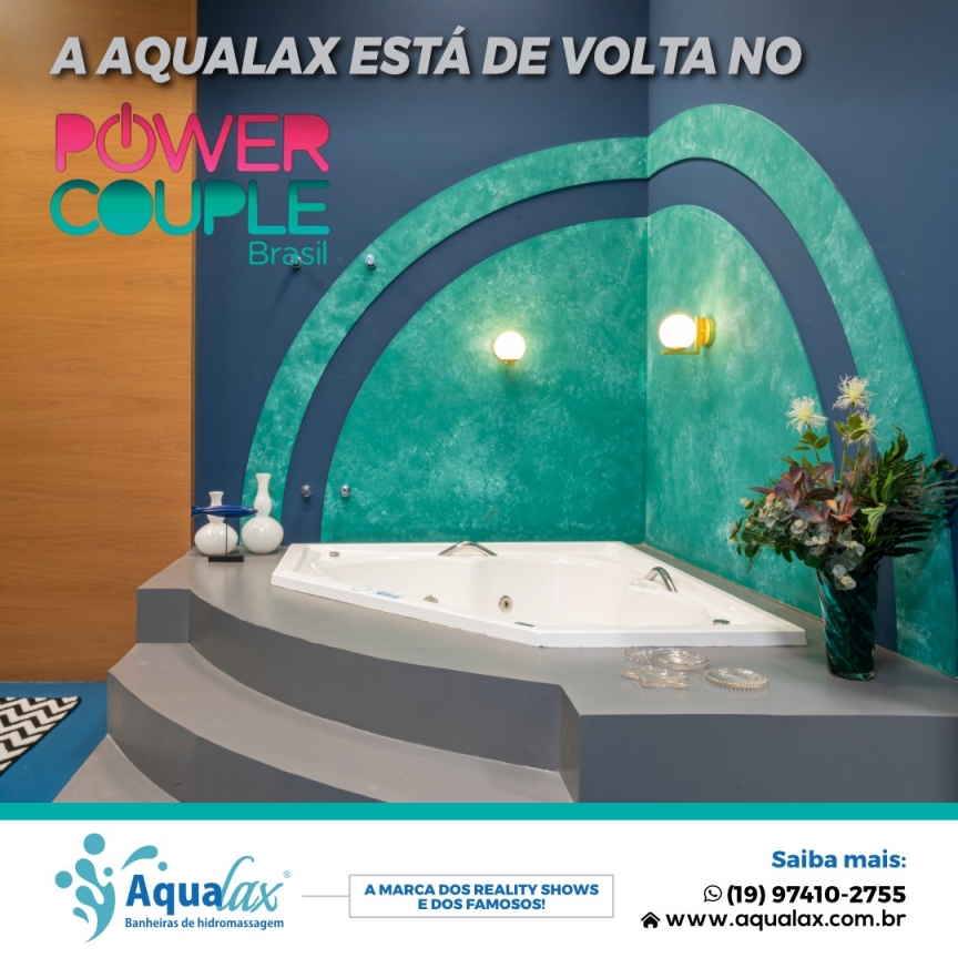 A Aqualax está de volta no Power Couple Brasil